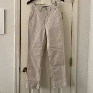 Everlane Slim Leg Crop Regular Sandstone 0